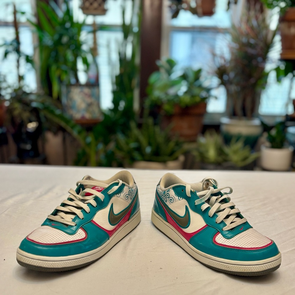 2010 Nike Air Indee Low Pink Teal Women’s size 9.